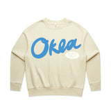 OKLA 1907 Puff Ink Butter Hi-Dive Oversized Crew