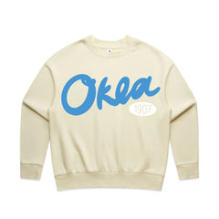 OKLA 1907 Puff Ink Butter Hi-Dive Oversized Crew