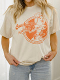 OSU Cowboys Baseball Run Off White Thrifted Tee