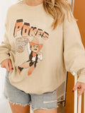OSU Cowboys Basketball Mascot Dunk Sand Thrifted Sweatshirt