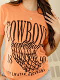 OSU Cowboys Big Basketball Orange Tee