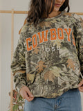OSU Cowboys Filled Gault Camouflage Sweatshirt