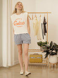 OSU Cowboys Football Stencil Off White Tank