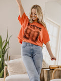 OSU Cowboys Player Orange Thrifted Tee