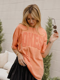 OSU Cowboys Pokes Mono Puff Orange Tee