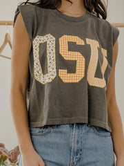OSU Cowboys Quilted Puff Ink Smoke Tank