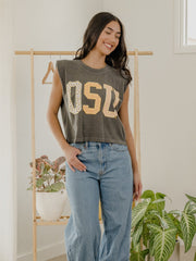 OSU Cowboys Quilted Puff Ink Smoke Tank