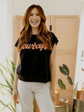 OSU Cowboys Script Black Sleeveless Sweatshirt - NOT AVAILABLE FOR WHOLESALE PURCHASE