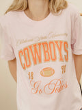 OSU Cowboys Wave Arch Pink Ellie Perfect Tee
