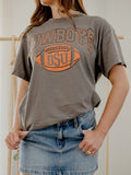 OSU Cowboys Wonka Football Charcoal Thrifted Tee