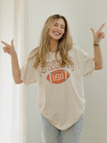 OSU Cowboys Wonka Football Off White Thrifted Tee