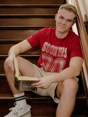 OU Player Crimson Thrifted Tee