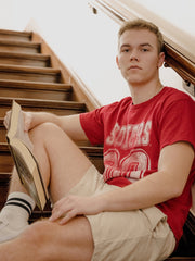 OU Player Crimson Thrifted Tee