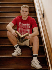 OU Player Crimson Thrifted Tee