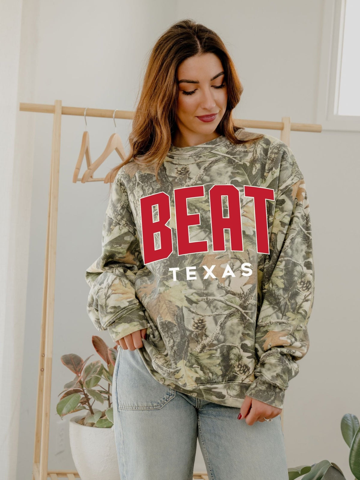 OU Sooners Beat Texas Gault Camouflage Sweatshirt