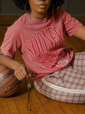 OU Sooners Big Basketball Crimson Tee