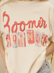 OU Sooners Cans Off White Thrifted Tee