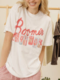 OU Sooners Cans White Ellie Perfect Tee