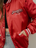 OU Sooners Embroidered Satin Jacket
