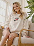 OU Sooners Embroidered Script Cream Sweatshirt