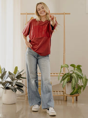 OU Sooners Mono Puff Crimson Tee