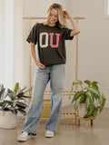 OU Sooners Quilted Puff Ink Pepper CC Tee
