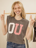 OU Sooners Quilted Puff Ink Smoke Tank