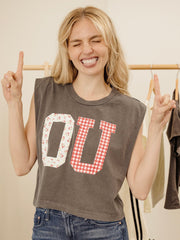 OU Sooners Quilted Puff Ink Smoke Tank