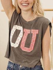 OU Sooners Quilted Puff Ink Smoke Tank