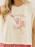 OU Sooners Rah Rah Off White Tank