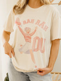 OU Sooners Rah Rah Off White Thrifted Tee