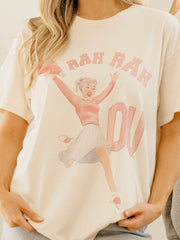 OU Sooners Rah Rah Off White Thrifted Tee