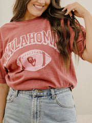 OU Wonka Football Crimson Tee