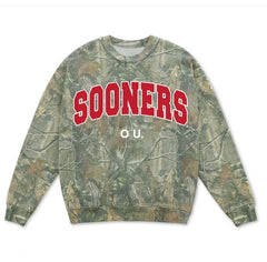 OU Sooners Filled Gault Camouflage Sweatshirt