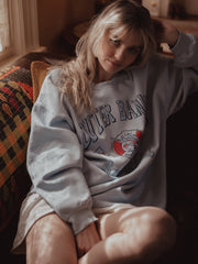 Outer Banks Sporting Club Light Blue Thrifted Sweatshirt