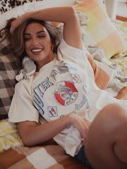 Outer Banks Sporting Club Off White Thrifted Tee