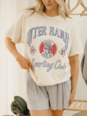 Outer Banks Sporting Club Off White Thrifted Tee