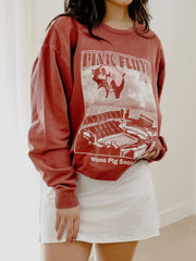Pink Floyd Arkansas Razorbacks Animals Cardinal Sweatshirt