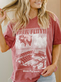 Pink Floyd Arkansas Razorbacks Animals Cardinal Tee