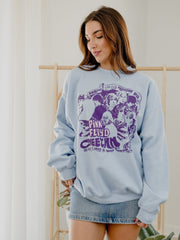 Pink Floyd Cheetah Flyer Blue Thrifted Sweatshirt