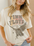 Pink Floyd Eagle Off White Thrifted Distressed Tee