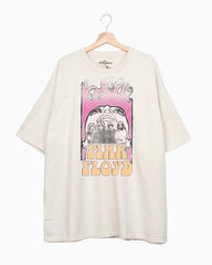 Pink Floyd Festival Colors Off White Oversized One Size Tee