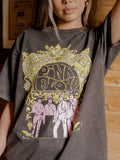 Pink Floyd Golden Flocked Black Hi-Dive Tee