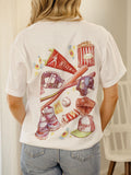 Play Ball Baseball Memorabilia White Tee