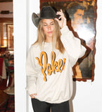 Pokes Barbie Sand Thrifted Sweatshirt