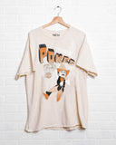 Pokes Basketball Mascot Dunk Off White Thrifted Tee