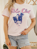 Polo Club Pink Ellie Perfect Tee