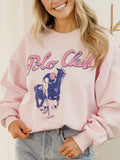 Polo Club Pink Sweatshirt