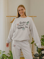 Rockin' Around The Christmas Tree Ash Gray Sweatshirt