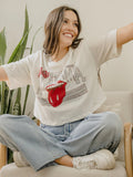 Rolling Stones Bama Stoned Off White Cropped Tee